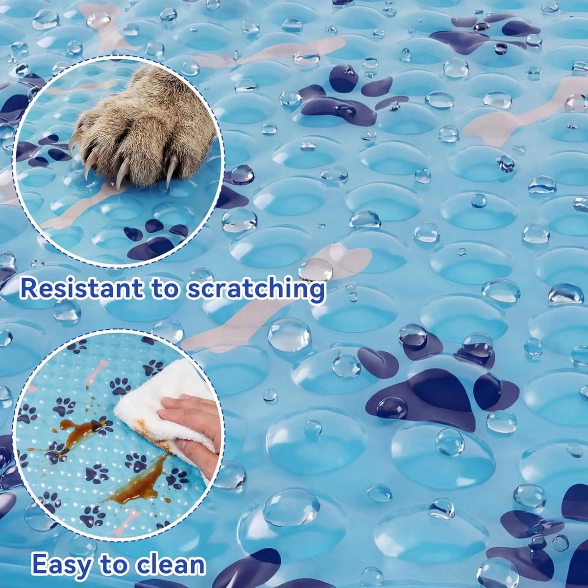 Patented Gel Pet Cooling Mat, Non-Slip Waterproof Cool Pad for Small Dogs, Indoor Outdoor Cooling Bed for Crate Kennel Car
