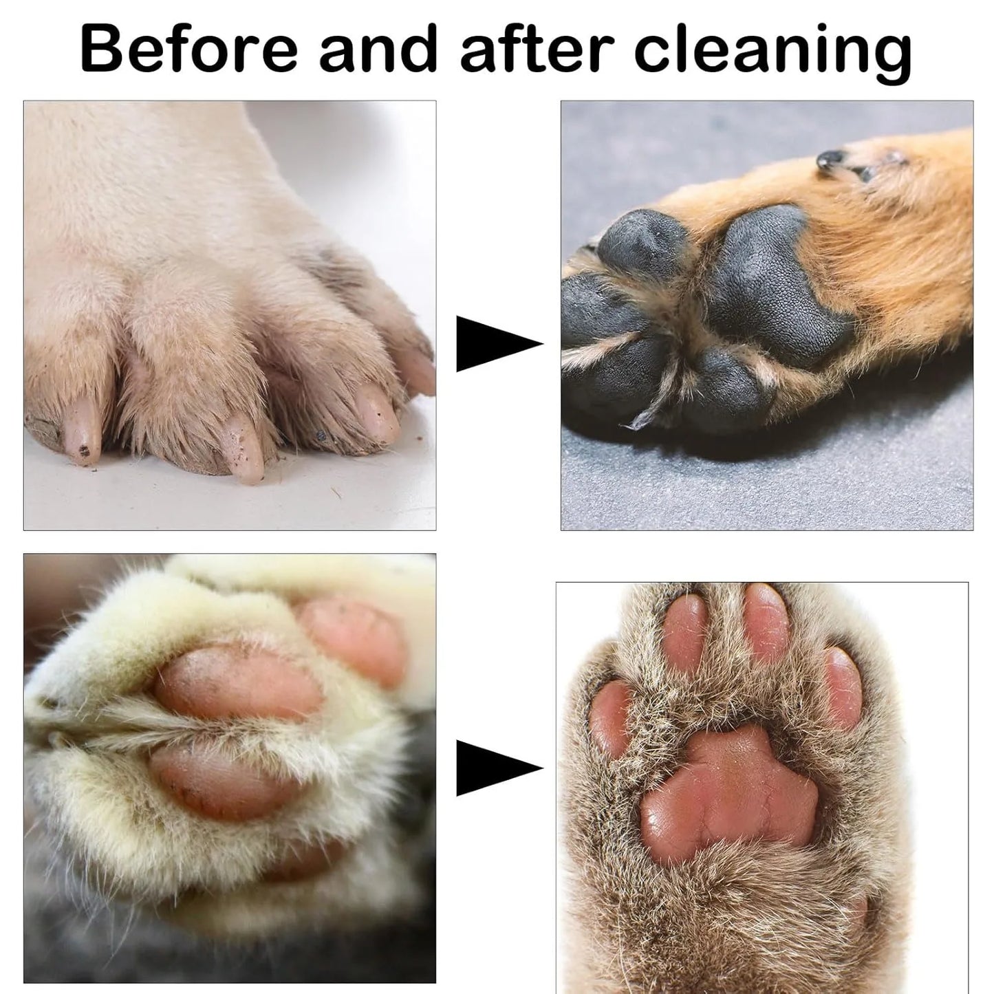Dog Paw Cleaner Cup Portable Pet Foot Washer with Soft Bristles for Muddy Paws After Walk Easy Rinse Grooming Tool Home Use