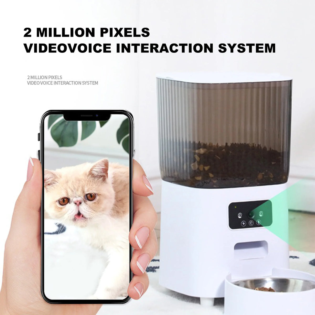 Automatic Pet Feeder App Controlled Pet Food Dispenser Smart Pet Feeder with Timer for Dogs And Cats Pet Accessories