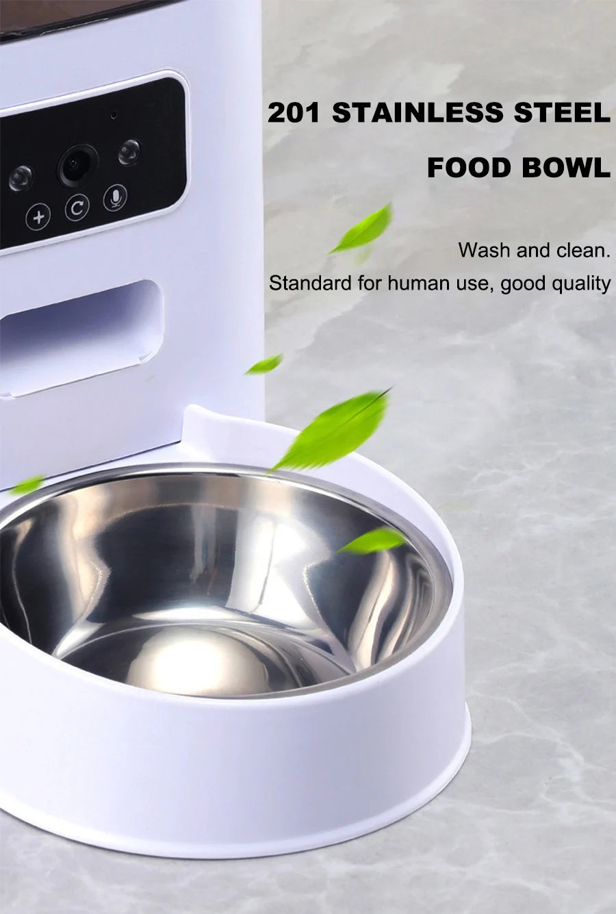 Automatic Pet Feeder App Controlled Pet Food Dispenser Smart Pet Feeder with Timer for Dogs And Cats Pet Accessories