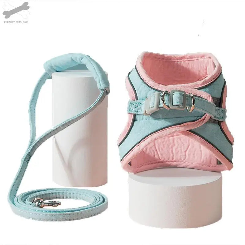 Pet Leash Night Fluoresce Vest Type Cat Universal Chest Harness Dog Chain Dog Supplies Dog Walking Cat Walking Leash Dog Harness