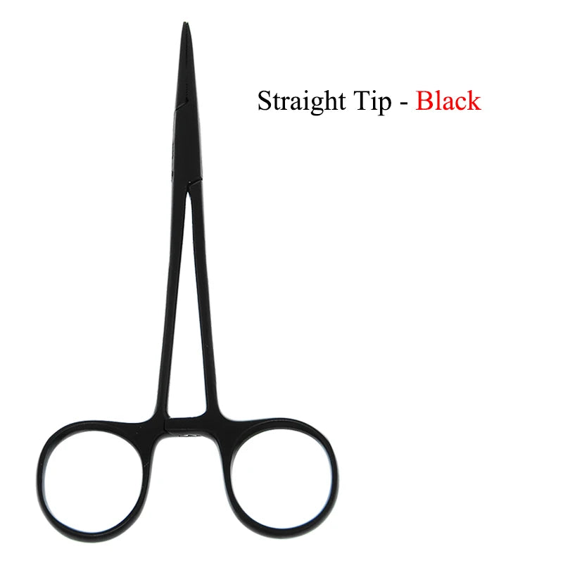 12.5cm New Animals Straight Curved Trauma Shears Pet Hemostat Forceps Dog Grooming Surgical Scissors Pet Cat Clamps D0001A