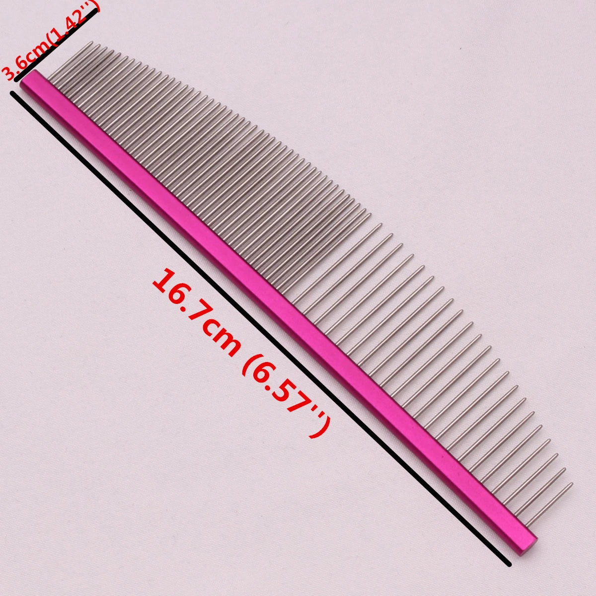 Pet Grooming Combs Aluminum Alloy Brush for Dogs Boundary Knot Massage Tools Professional Salon Cat Hair Cleaning Crescent Combs
