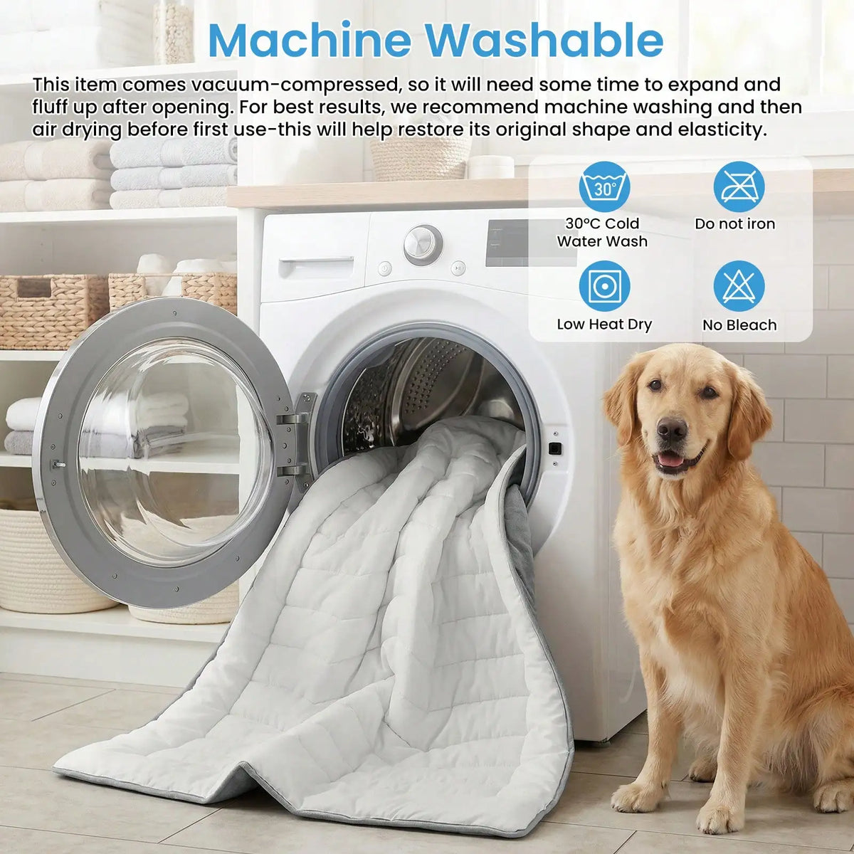 Non-Slip Washable Pet Cooling Mat Blanket, Portable Self-Cool Ice Pad for Dogs & Cats, Durable Extra Large Cooling Bed