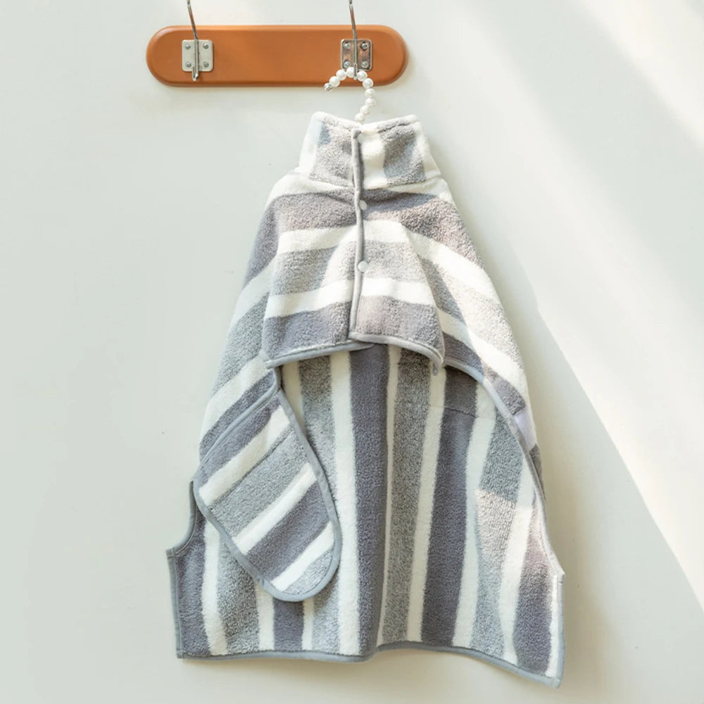 1PC Dog Bathrobe Oversized Thick-Added Absorbent Quick Drying Golden Shiba Cat Bath Towel Towel Used After Bath Winter