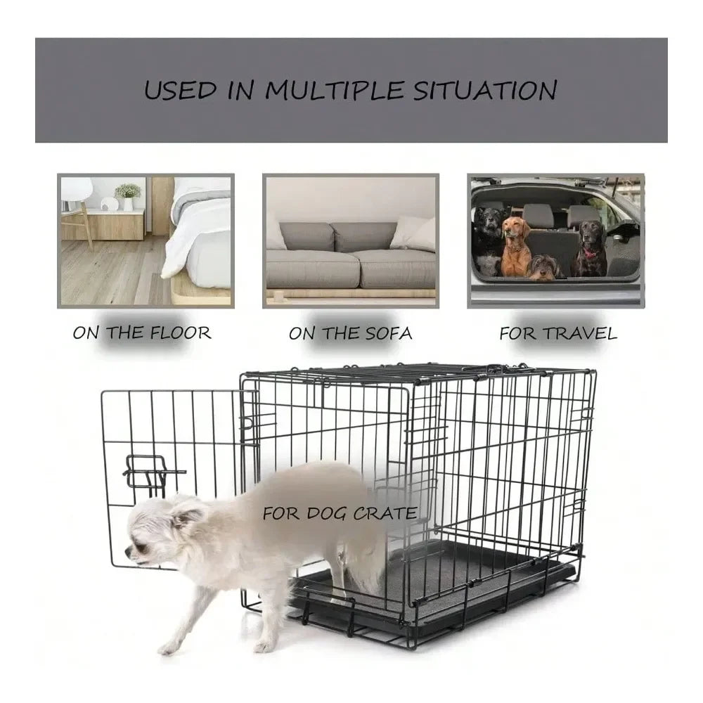 Dog Supplies Pet Furniture And Beds Dog Bed Dog Bed Reversible Dog Crate Pad Soft Fluffy Pet Kennel Beds Dog Sleeping Mattress L