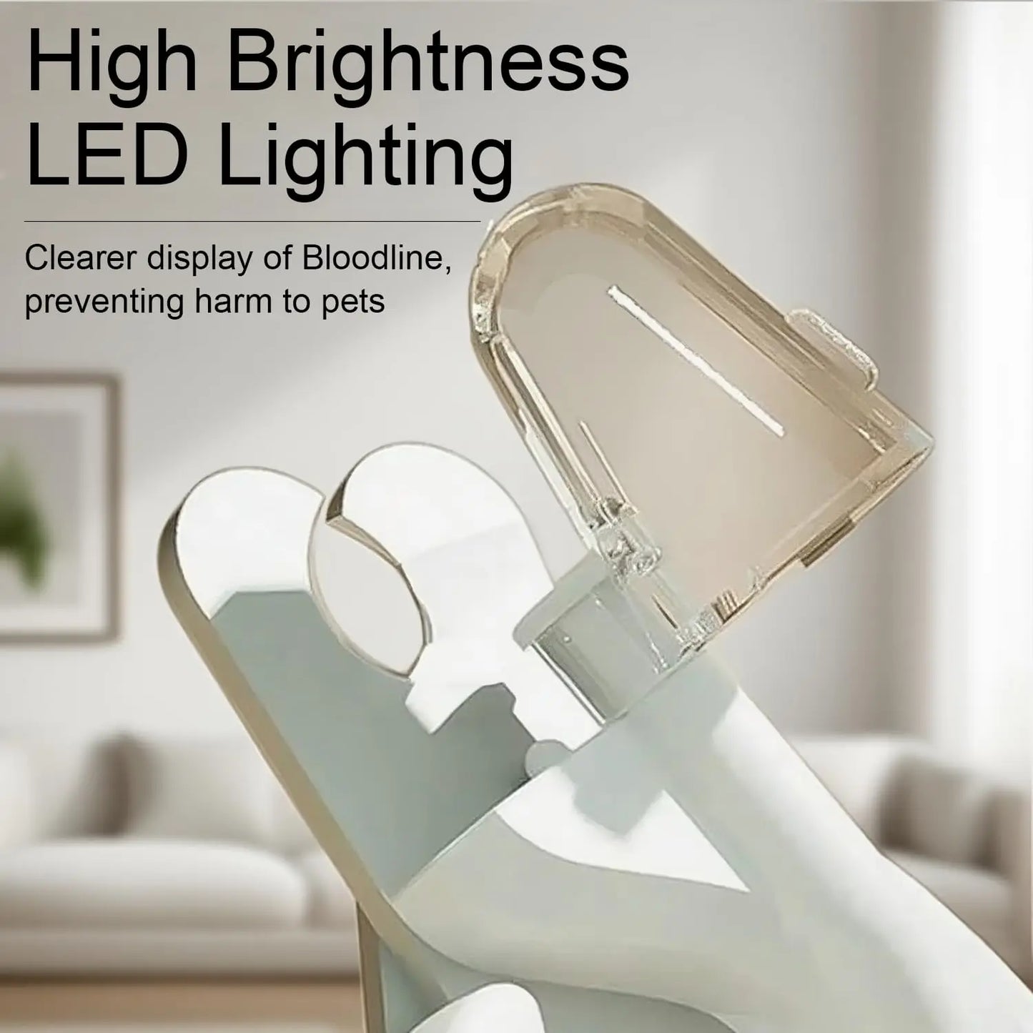 Professional Pet Nail Clippers with Led Light Pet Claw Grooming Scissors for Dogs Cats Small Animals Paw Nail Trimmer Pet Supply