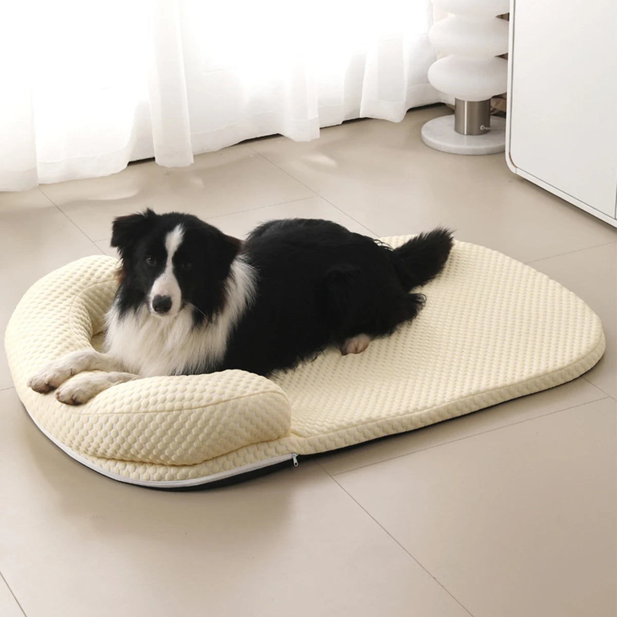 Breathable Spring Summer Cooling Large Dog Bed Ati-slip Cat Bed with Pillow Ice Silk Fabric Dog Bed for Small Dog Cushion Pet пеленки одноразовые 60x90