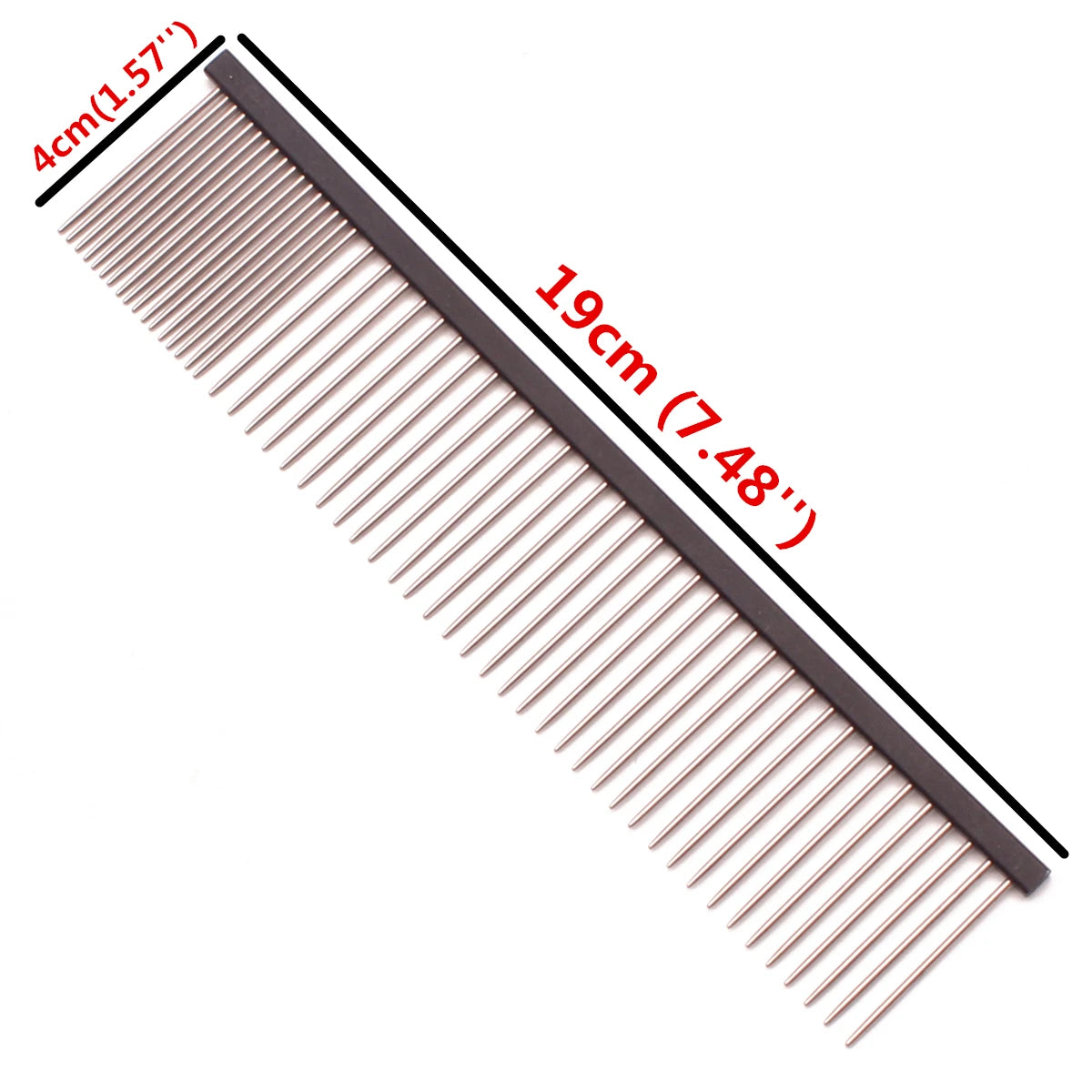 Pet Grooming Combs Aluminum Alloy Brush for Dogs Boundary Knot Massage Tools Professional Salon Cat Hair Cleaning Crescent Combs