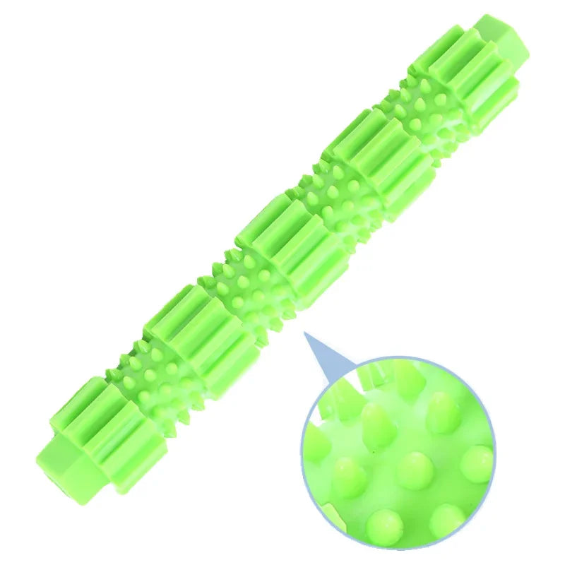 Indestructible Cooling Chew Toy - TPR Treat Dispenser for Aggressive Chewers, Summer Teeth Cleaning & Squeaking Fun