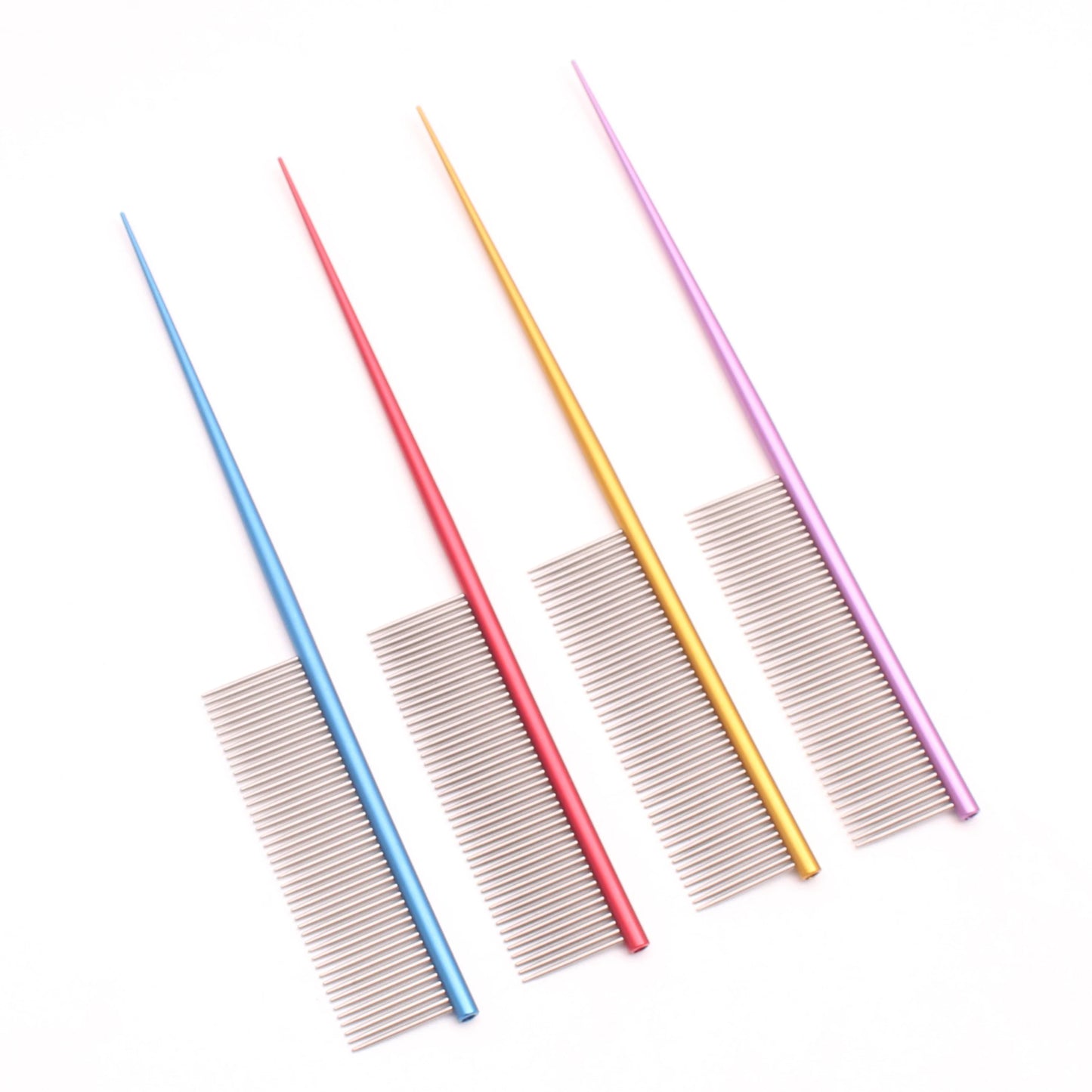 Pet Grooming Combs Aluminum Alloy Brush for Dogs Boundary Knot Massage Tools Professional Salon Cat Hair Cleaning Crescent Combs