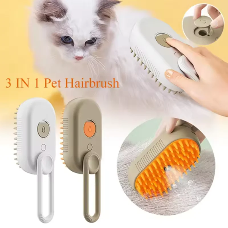 Pet Comb Cat Dog Spray Massage Comb Cleaning Hair Removing Comb Dog Comb Spray Anti-Skies Comb Pet Bath Brush