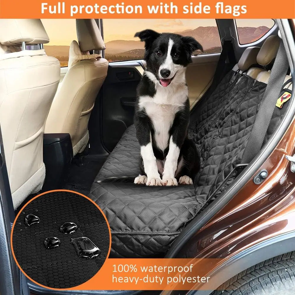 Car Rear Seat Cover for Kids Pet Dogs Waterproof Auto Rear Pet Seat Scratch Proof Mat Anti-slip Universal Bench Pad