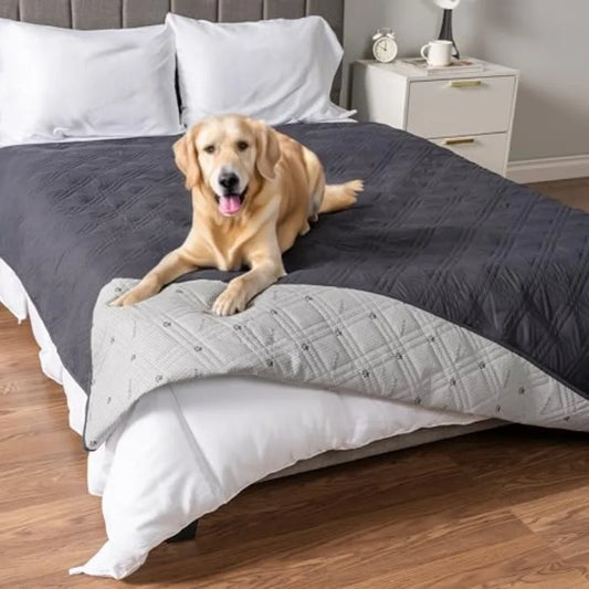 Waterproof Couch Cover for Dogs, Waterproof Pet Blanket, Reversible Furniture Cover Sofa Protector for Pet Cat Bed, Washable Wa