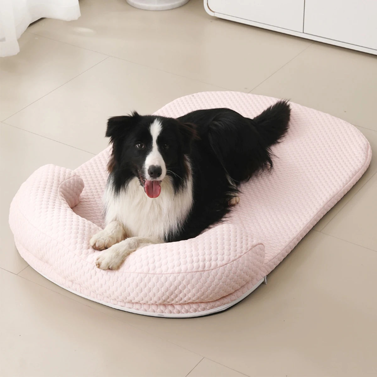 Breathable Spring Summer Cooling Large Dog Bed Ati-slip Cat Bed with Pillow Ice Silk Fabric Dog Bed for Small Dog Cushion Pet пеленки одноразовые 60x90