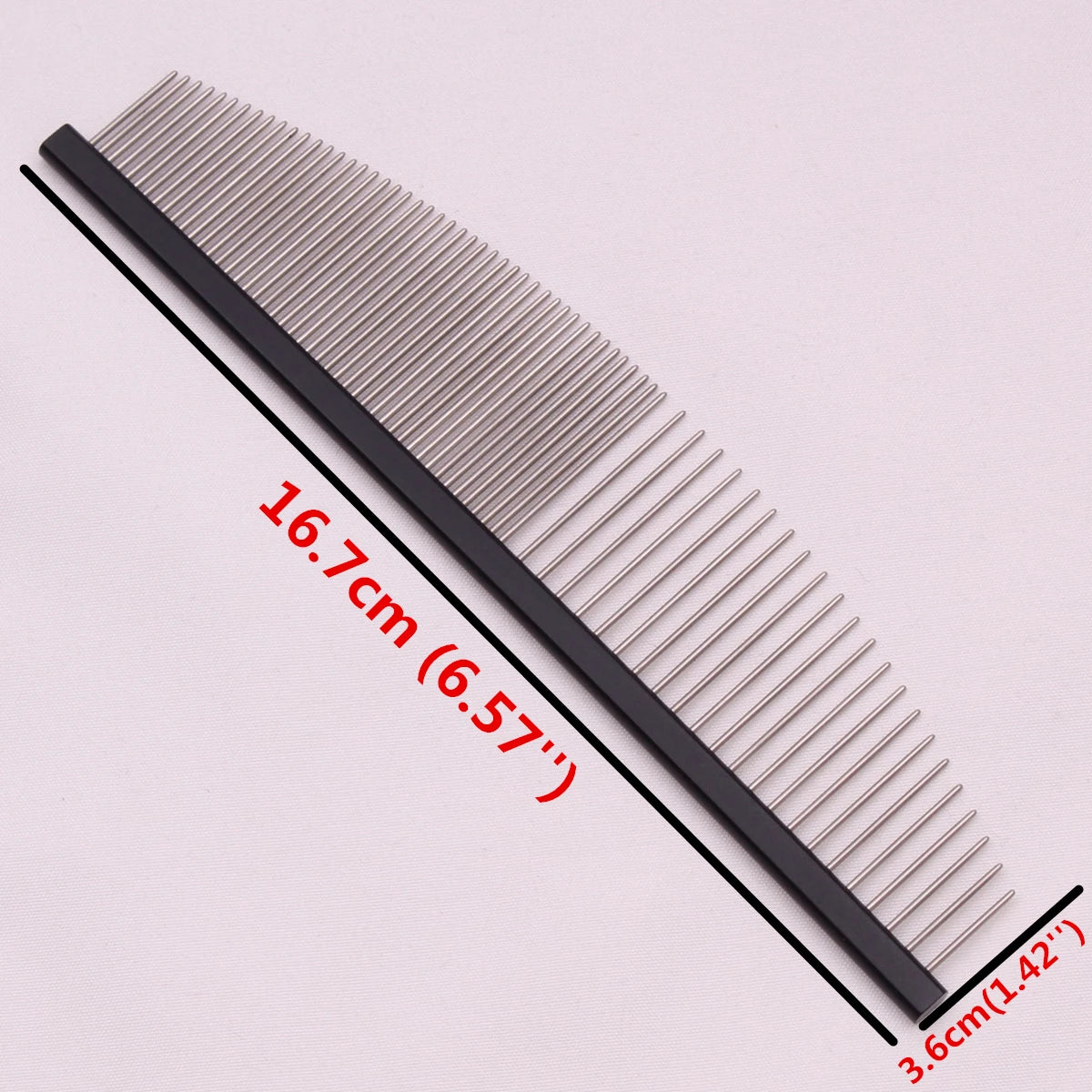 Pet Grooming Combs Aluminum Alloy Brush for Dogs Boundary Knot Massage Tools Professional Salon Cat Hair Cleaning Crescent Combs