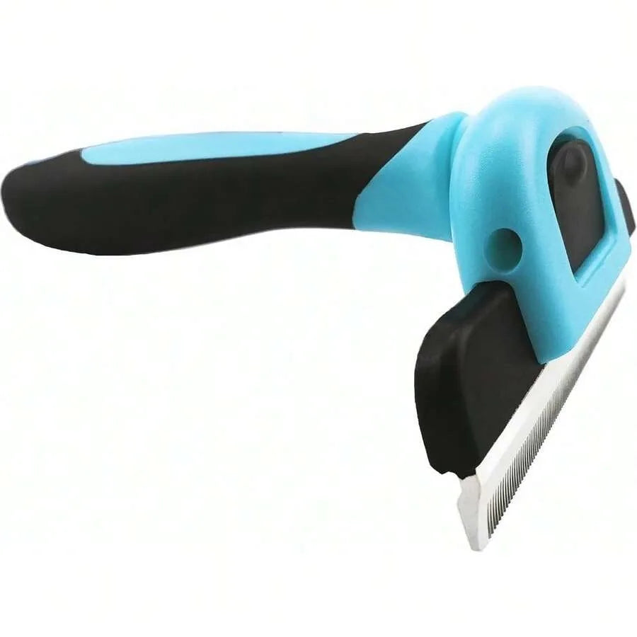 【New style】PDT- 1001 Professional Pet De Shedding Comb Tool Blue
