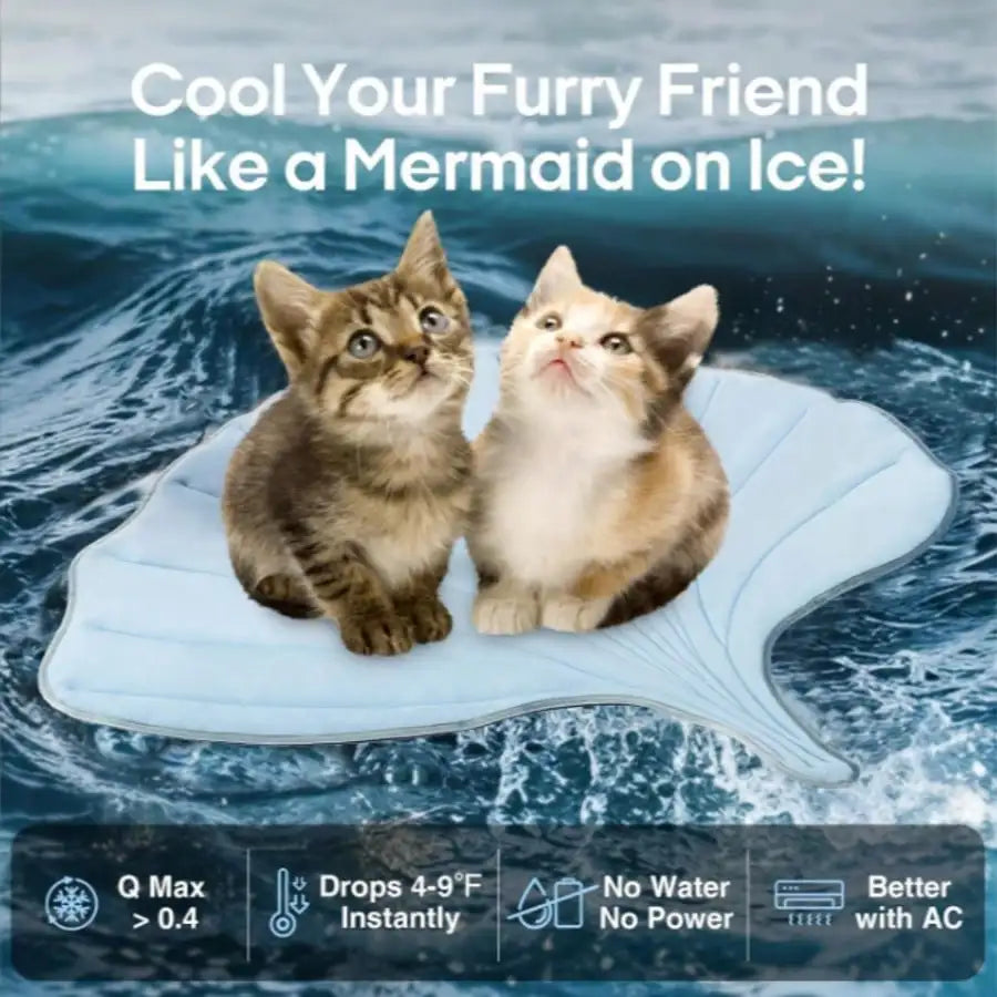 Leaf Shape Pet Ice Cooling Pad, Comfort Universal Summer Floor Mat for Cats & Dogs