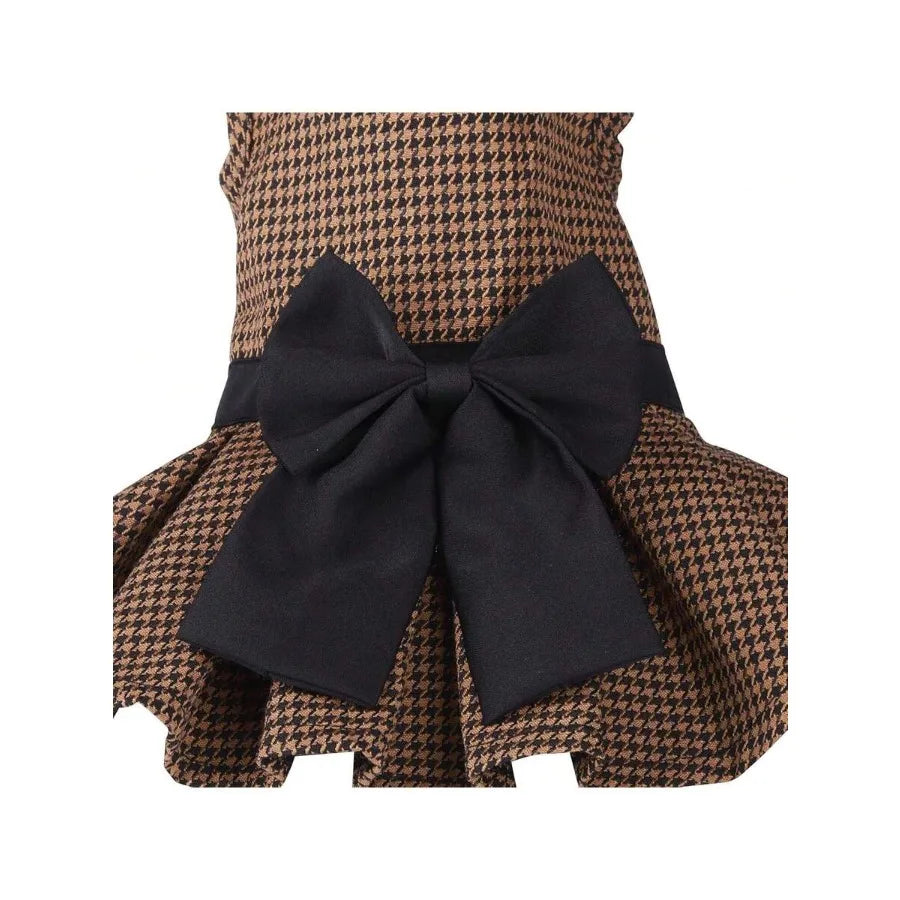 【New style】Pet Dresses For Small Dogs Cats, Cute Princess Bowknot Dress Puppy Shirt All Weather Skirt Clothes Cat Apparel For B