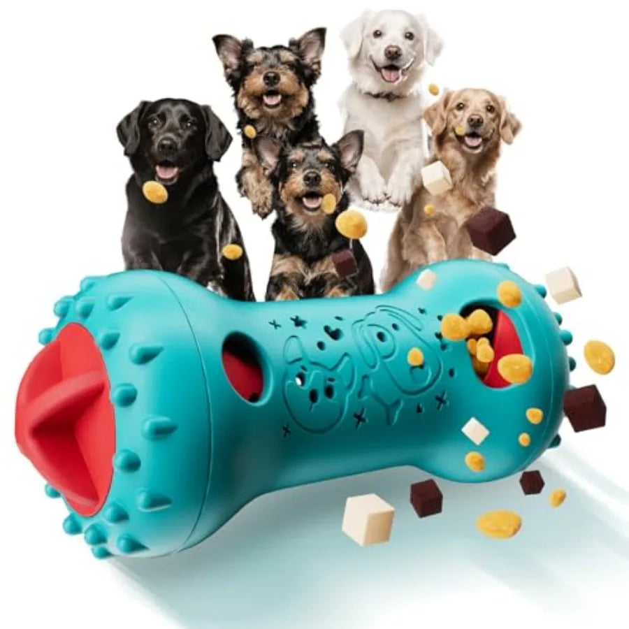 Interactive Dog Toys, Adjustable Treat Dispensing Toy to Keep Them Busy, Dog Enrichment for Brain Stimulation and Cognitive for