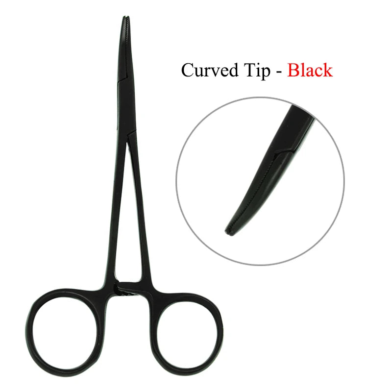12.5cm New Animals Straight Curved Trauma Shears Pet Hemostat Forceps Dog Grooming Surgical Scissors Pet Cat Clamps D0001A