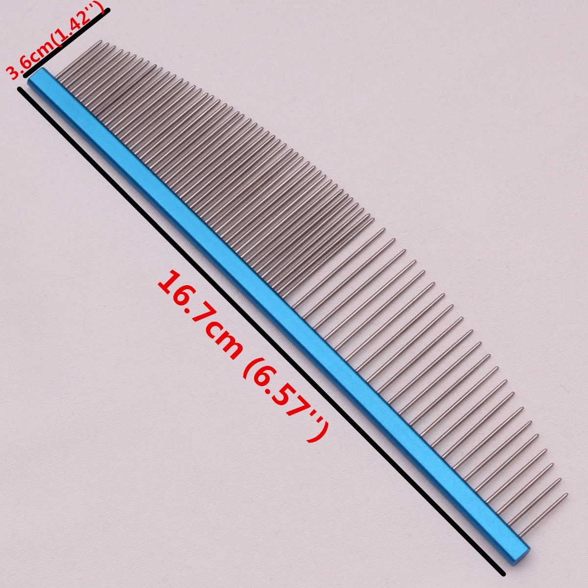 Pet Grooming Combs Aluminum Alloy Brush for Dogs Boundary Knot Massage Tools Professional Salon Cat Hair Cleaning Crescent Combs