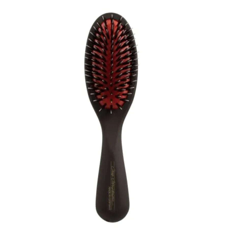 Chris Christensen Andreas Dog Brush Mason-Pearson Style Boar and Nylon Bristle Brush Groom Like a Professional Lightweight Beec
