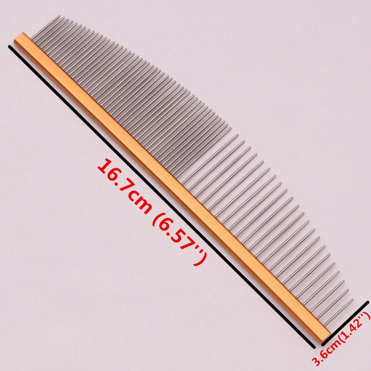 Pet Grooming Combs Aluminum Alloy Brush for Dogs Boundary Knot Massage Tools Professional Salon Cat Hair Cleaning Crescent Combs