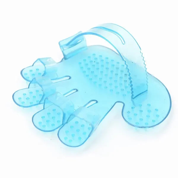 Pet Palm Brush, Hand Shampoo Grooming Bath Massage Glove, Brush Comb Five Finger for Comand RubPalm Brushed