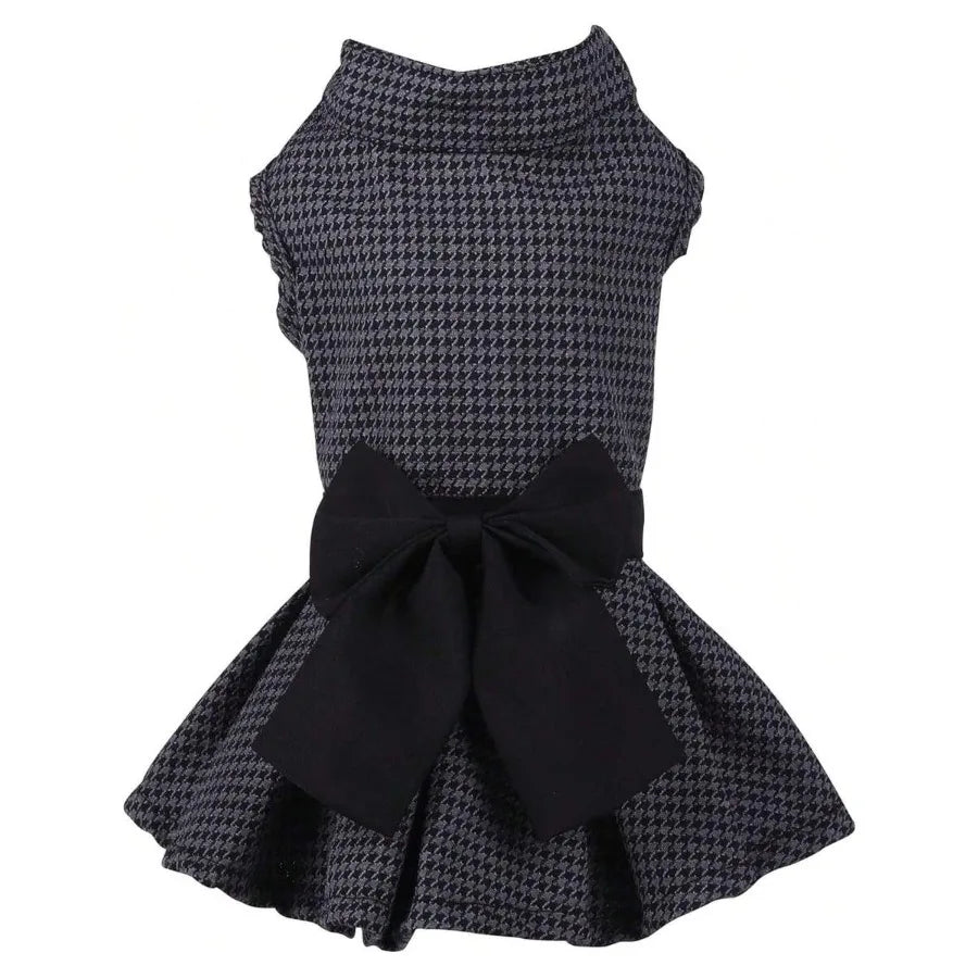 【New style】Pet Dresses For Small Dogs Cats, Cute Princess Bowknot Dress Puppy Shirt All Weather Skirt Clothes Cat Apparel For B