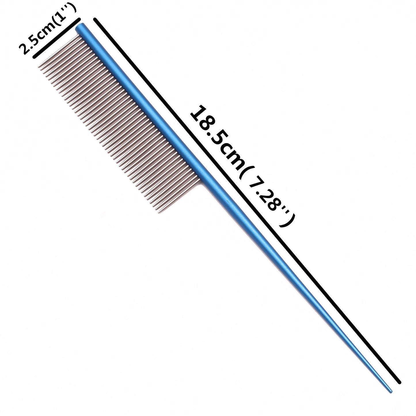 Pet Grooming Combs Aluminum Alloy Brush for Dogs Boundary Knot Massage Tools Professional Salon Cat Hair Cleaning Crescent Combs