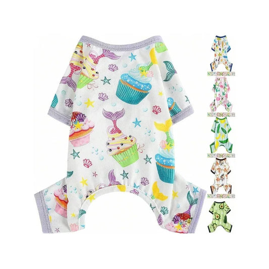 【New style】Dog Pajamas For Small Dogs, Soft Thin Pjs Jaies Cat Doggie, Suer Pet Cute Puppy Clothes Outfits Dogs Boy Girl, 26226