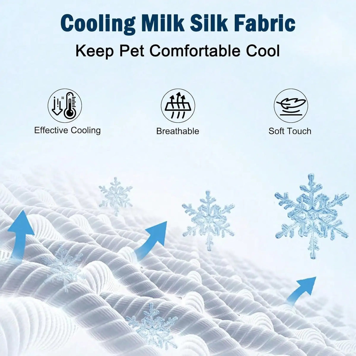 Fish Shaped Ice Silk Cooling Mat for Small Dogs & Cats, Machine Washable Summer Pet Pad, Fits Bed Sofa Floor Car Seat Crate
